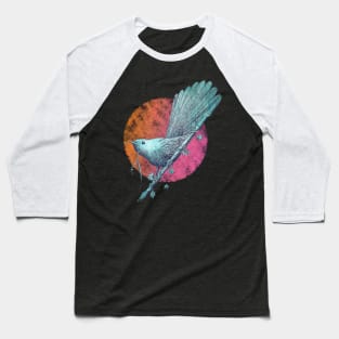 Sunset Summer Nesting Bird Baseball T-Shirt